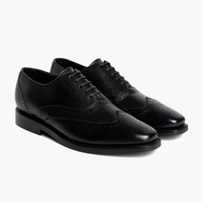 Black Thursday Boots Aviator Men's Dress Shoes | US2894BPU