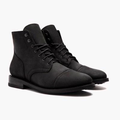 Black Thursday Boots Captain Men's Lace-Up Boots | US0629EZQ