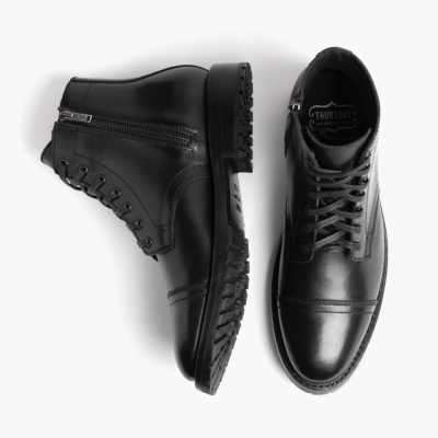 Black Thursday Boots Major Men's Lace-Up Boots | US4687URP