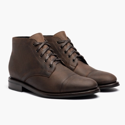 Brown Thursday Boots Cadet Men's Lace-Up Boots | US8317HLN