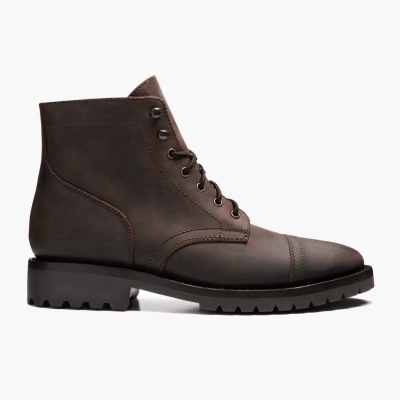 Brown Thursday Boots Captain Men's Lace-Up Boots | US0316ZVY