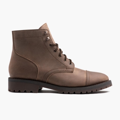 Brown Thursday Boots Captain Men's Lace-Up Boots | US1569MAD