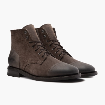 Brown Thursday Boots Captain Men's Lace-Up Boots | US5693RDG