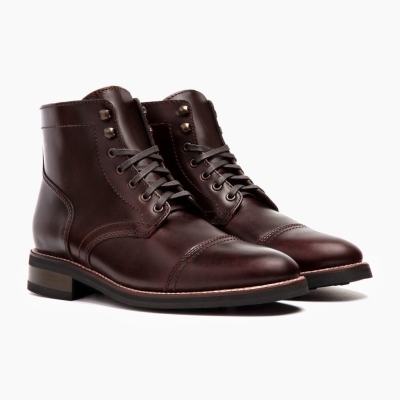 Brown Thursday Boots Captain Men's Lace-Up Boots | US9672CIK