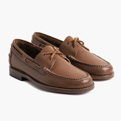 Brown Thursday Boots Handsewn Men's Loafers & Boat Shoes | US0627RPV