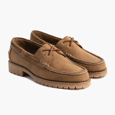 Brown Thursday Boots Handsewn Men's Loafers & Boat Shoes | US1903RYB