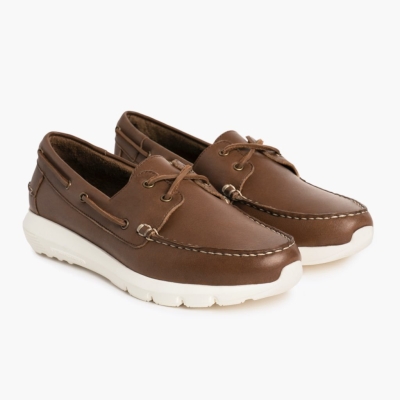 Brown Thursday Boots Handsewn Runner Men's Loafers & Boat Shoes | US6370EWQ