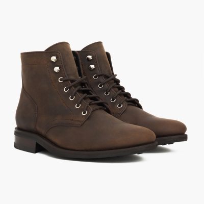 Brown Thursday Boots President Men's Lace-Up Boots | US1096NMS