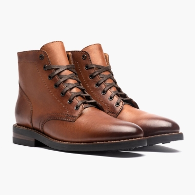 Brown Thursday Boots President Men's Lace-Up Boots | US8934ZAM