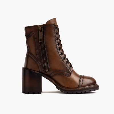 Brown Thursday Boots Rebel Women's Lace-Up Boots | US3042OVQ