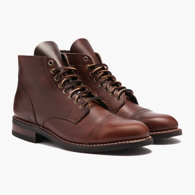 Brown Thursday Boots Vanguard Men's Lace-Up Boots | US1439QVF