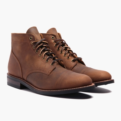 Brown Thursday Boots Vanguard Men's Lace-Up Boots | US6198IKH