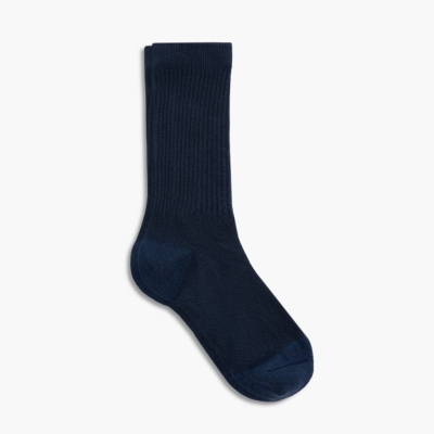 Navy Thursday Boots Sodello Classic Crew Men's Socks | US7659TPA