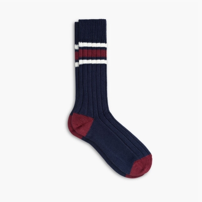 Navy Thursday Boots Sodello Legacy Men's Socks | US5782DUJ